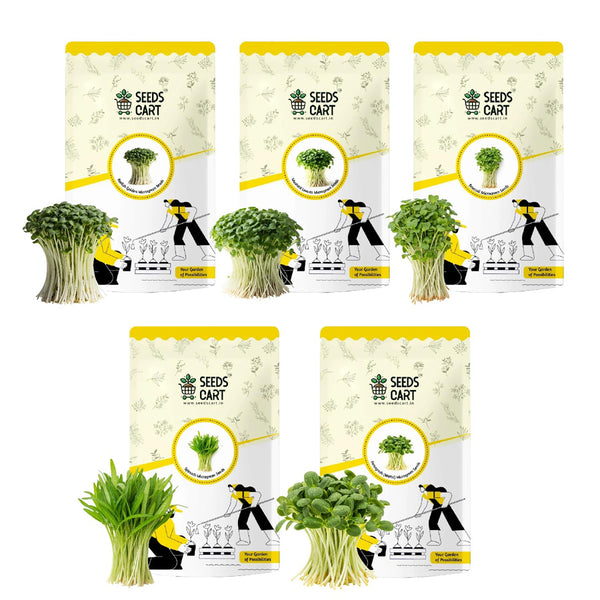 Starter Microgreens Combo (5 Varieties)