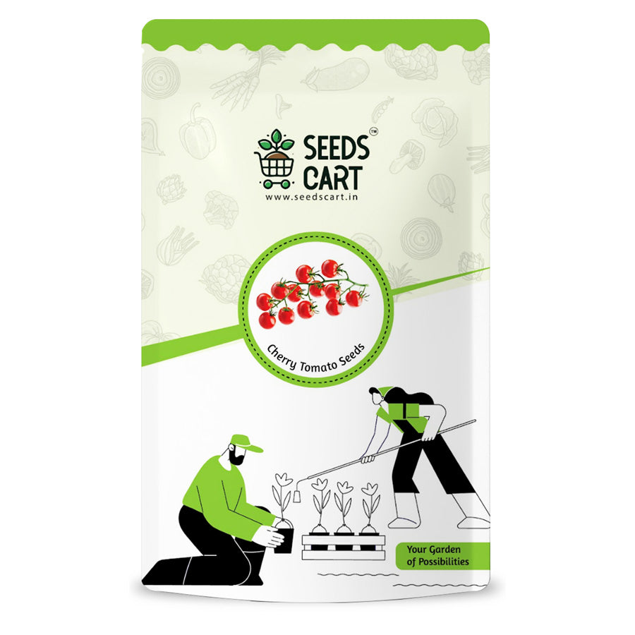 Red Cherry Tomato Seeds — seed packet | Buy vegetable seeds online India | SeedsCart