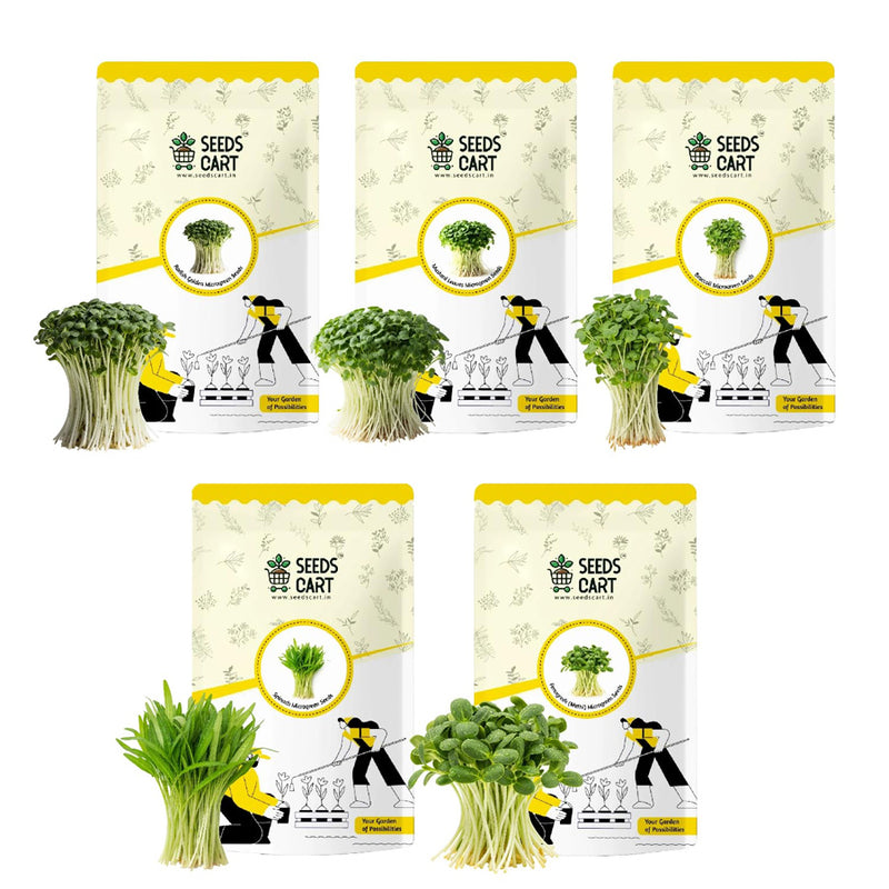 Starter Microgreens Combo (5 Varieties)