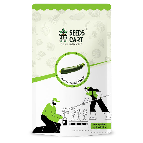 Zucchini Seeds — seed packet | Buy vegetable seeds online India | SeedsCart